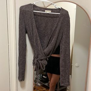 COPY - Madewell Ballet Wrap sweater